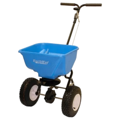 Earthway 2130 Zout- Meststofstrooier Duwmodel 30 Liter - Blauw